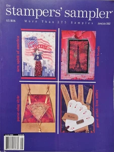 Stampers' Sampler by Stampington Magazine Stamping Inspiring!  Jun/Jul 2002 - Picture 1 of 1