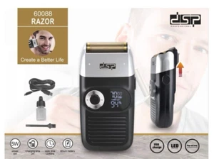 RASOIO PROFESSIONALE ELETTRICO RICARICABILE USB MULTIUSO BARBA CAPELLI CORPO - Foto 1 di 8