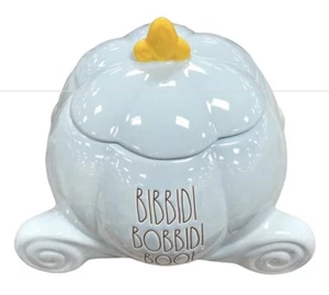 Canister Cookie Jar Rae Dunn BIBBIDI BOBBIDI BOO Cinderella Coach Disney 7”x6” - Picture 1 of 6