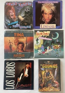 Lot of 5 Record Singles GOONIES Never Ending Story MAD MAX + Sealed DVD - Imagen 1 de 5