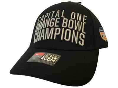 NUEVO CON ETIQUETAS~Georgia Tech Chaquetas Amarillas Naranja Bowl Champs Nike Vestuario Sombrero SNAPBACK Foto 1 de 2