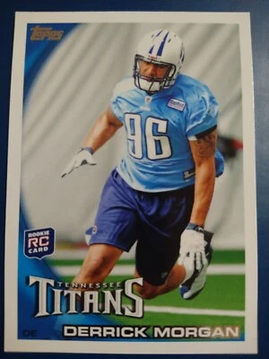 2010 Topps Football #362 Derrick Morgan RC Rookie Titans - Image 1 of 2