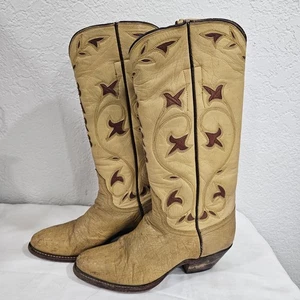 Botas de Vaquero Western Sterling River Personalizadas De Colección Para Mujer Avestruz 4-2.6-8.0 - Imagen 1 de 15