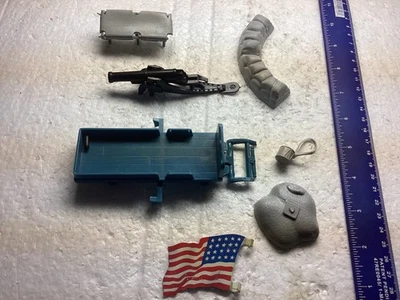 marx blue and gray soldiers lot of 99 plus accessories. - Image 1 of 4
