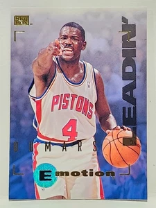 1994-95 Skybox Emotion Joe Dumars #27 Detroit Pistons - Picture 1 of 2