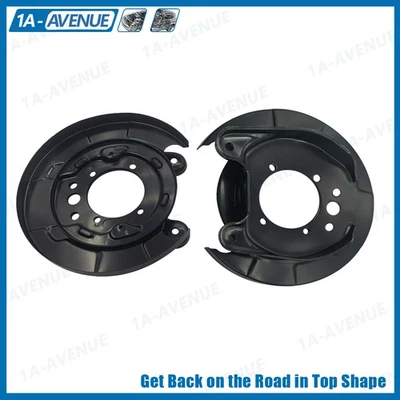 New Rear Right & Left Brake Backing Plates Pair For 05-20 Nissan Xterra Frontier Foto 1 de 4