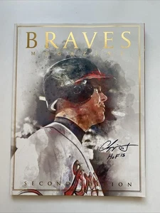 CHIPPER JONES Atlanta Braves Baseball Souvenir Program Official Magazine 2018 - Picture 1 of 3