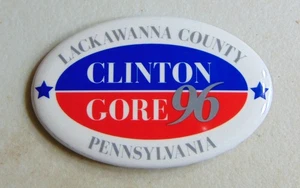 Bill Clinton 1996 Pennsylvania campaign pin button political - Picture 1 of 1