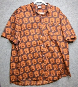 Creepy Co. Evil Dead NECRONOMICON BUTTON-UP DRESS SHIRT Size 3XL Rare Horror See - Picture 1 of 20