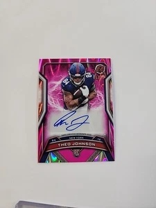 Theo Johnson /10 Pink Surge Rookie Auto 2024 Topps Resurgence ZC - Picture 1 of 3