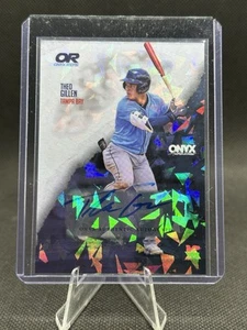 2024 Onyx Rips Theo Gillen Auto Cracked Ice #/465 Rays Prospect Rookie - Picture 1 of 2
