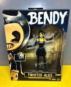 2024 JAKKS Pacific Bendy & The Ink Machine - Twisted Alice (w/ Tommy Gun) Figure - Picture 1 of 8