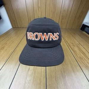 VTG  Cleveland Browns New Era Pro Design Snap back Baseball Cap Made in USA - Picture 1 of 17