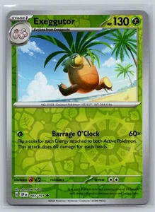 Pokemon Exeggutor Uncommon SV08: Surging Sparks Reverse Holo 003/191 NM - Picture 1 of 2