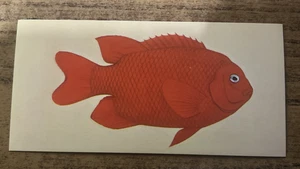 Vintage - 1962 - Gelles Widmer - FISH CARD - Garibaldi Card #36 - Picture 1 of 2