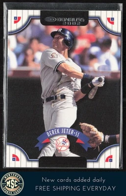 Derek Jeter 2002 Donruss #3 New York Yankees Legend HOF Captain - Image 1 of 2