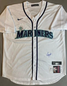SEATTLE MARINERS- JURRANGELO CIJNTJE AUTOGRAPH WHITE NIKE JERSEY JSA CD81314 - Picture 1 of 2