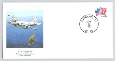 P2V Neptune FDC Cachet Fellows Ferguson Art Fleetwood c1992 Burbank, California - Image 1 of 4