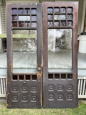 Pair Of Matching Entry Doors - Image 1 of 4