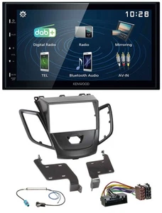 Kenwood 2DIN Bluetooth MP3 USB DAB Autoradio für Ford Fiesta 10-17 schwarz - Bild 1 von 8