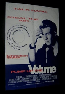 Original 1990 PUMP UP THE VOLUME Rare Australia Half Sheet CHRISTIAN SLATER - Picture 1 of 1