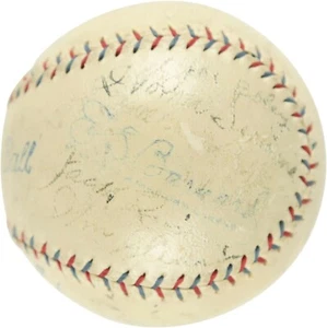 1929 Philadelphia Athletics A's World Series Champs Team Signed Baseball PSA DNA - Picture 1 of 7