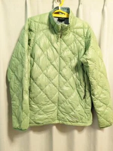 MONTBELL Down Jacket Light Alpine Parka 1101377 Women's Size M Green - Picture 1 of 10
