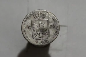 ๐งญ ๐ฉ๐ช GERMANY PRUSSIA 4 GROSCHEN 1805 SILVER B50 #Z6656 - Picture 1 of 2