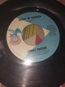 LORNE GREENE SPIRIT OF AMERICA / THE NATIONAL GLASS CASKET COMPANY U.S ISSUE - Picture 1 of 1