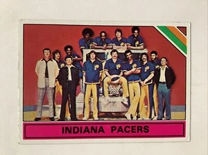 1975-76 Topps Basketball Indiana Pacers Team Card #322 w Len Elmore VG - Picture 1 of 2