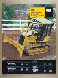 Caterpillar CAT D5C Series III Hystat & Track-Type Tractors 1999 Brochure - Picture 1 of 3