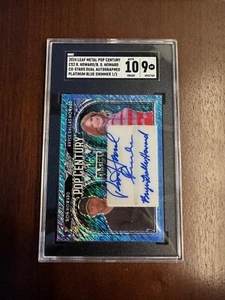 2024 Leaf Metal Pop Century Ron Howard Bryce Dallas Howard Auto 1/1 SGC 10/9 - Picture 1 of 3