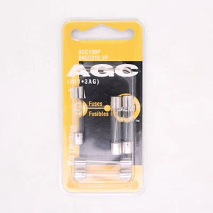 Littlefuse Agc 10 Amp Fuse (Pack Of 5) Part Number - Agc10Bp - Picture 1 of 2