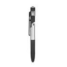 4 in 1 LED Folding Light Screen Stylus Touch Ballpoint Pen (Black)