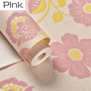 3D DIY Floral Luxury Embossed Wallpaper Non-woven Wallpapers Self Adhesive Home - Picture 1 of 13