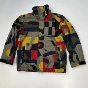 Quiksilver Jacket Boy Small Youth Dry Flight 10K Zip Pocket Mission Hype Core - Picture 1 of 19