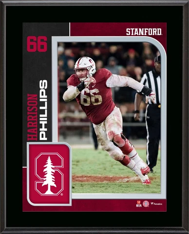 Harrison Phillips Stanford Cardinal 10.5' x 13' Player Plaque Cover