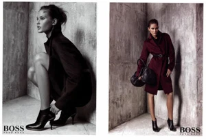 2007 Hugo Boss Testino Catherine McNeil fashion 4-page MAGAZINE AD - Picture 1 of 2