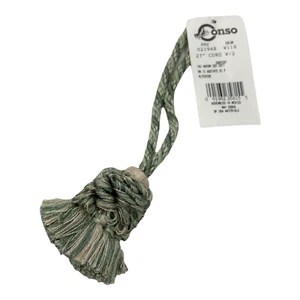 Lámpara de muebles decorativos borla Conso Empress 21948 W118 VERDE SALVE BEIGE 2 - Imagen 1 de 2