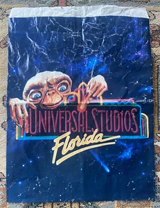 Vintage Universal Studios E. T. Paper Bag Florida 1990 USA 39 x 29 cms Free Post - Picture 1 of 3
