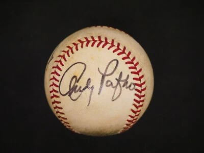 JOSE CARDENAL & ANDY PAFKO DOBLE FIRMADO OMLB BÉISBOL CON CERTIFICADO DE AUTENTICIDAD PSA Foto 1 de 4