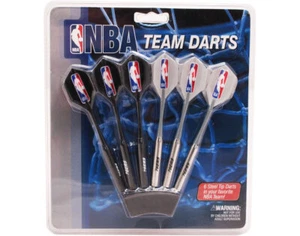 Juego de 6 dardos y vuelos punta de acero NBA Philadelphia 76Ers con logotipo de la NBA - Imagen 1 de 1