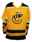 Any Name Number Cincinnati Stingers Retro Custom Hockey Jersey Messier Yellow