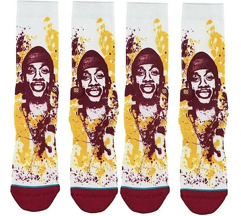 2 Pair - Stance Socks Isiah Thomas Splatter Cleveland Cavaliers Size L (9-12) Cover