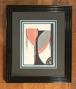 NOEL SUAREZ Original Or 1988 Hand Signed “Oh Deco" ART DECO CUBAN ART. - Picture 1 of 8