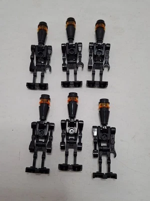 Lego Star Wars Minifigure Assassin Droid Elite Black sw0222 X6 - Image 1 of 4