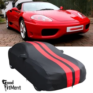 Car Cover Stretch Satin Scratch Dustproof Indoor Protect For Ferrari 360 2002-08 - Foto 1 di 12