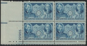 EDSROOM-O20368 US 906 MNH 1942 Plate Block of 4 Friendship w China CV$22 - Picture 1 of 2