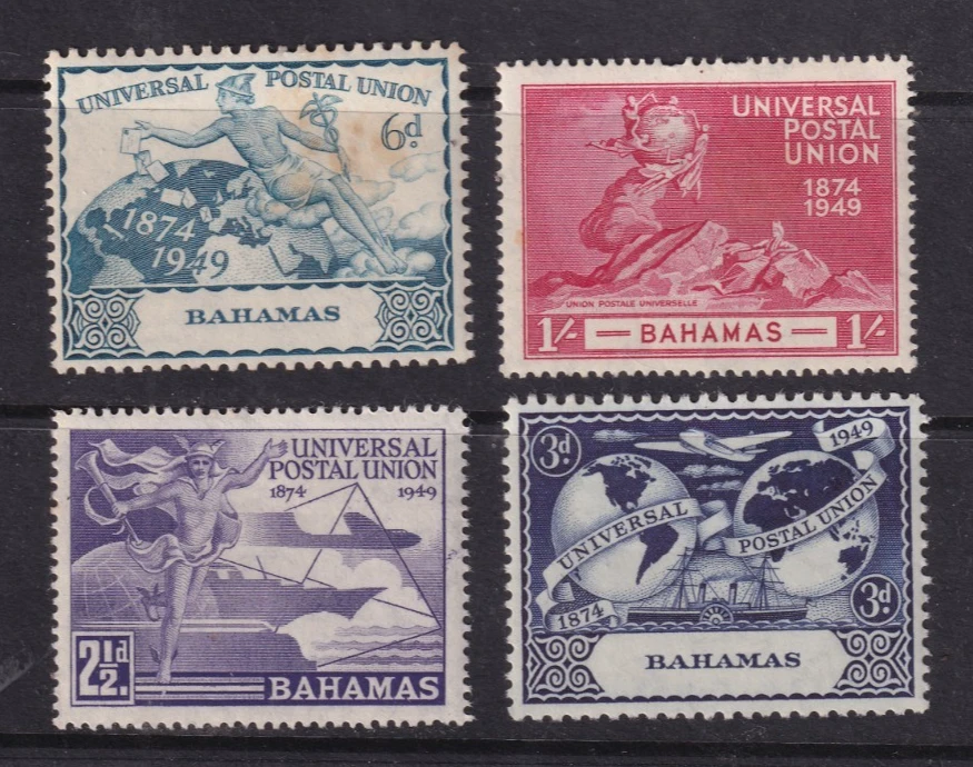 БАГАМСКИЕ ОСТРОВА БРИТАНСКОЕ COMMOMWEALTH QEII 1949 UPU НАБОР КАК НОВЫЙ MUH #2516 - Изображение 1 из 1