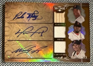 David Ortiz Martinez Nomar🔥2013 Triple Threads Triple Relic AUTO #TTARC-MOG 5/9 - Bild 1 von 3